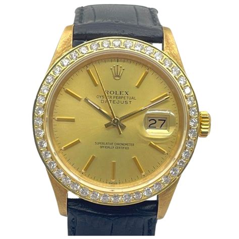 rolex datejust automatic 18k geelgoud 16018|Rolex Datejust 16018.